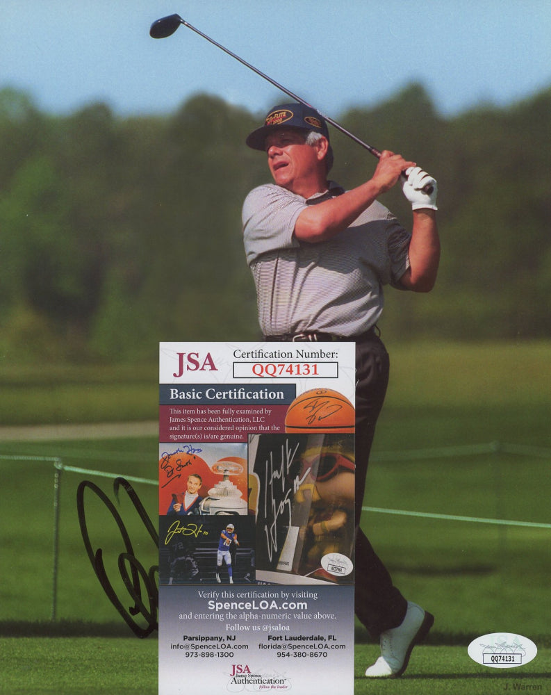 Lee Trevino Signed 8x10 Photo (JSA COA)