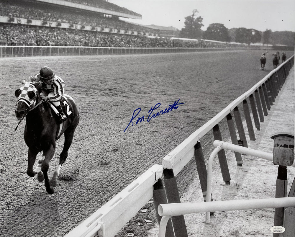 Ron Turcotte Signed "1979 Belmont Stakes" 16x20 Photo (JSA)