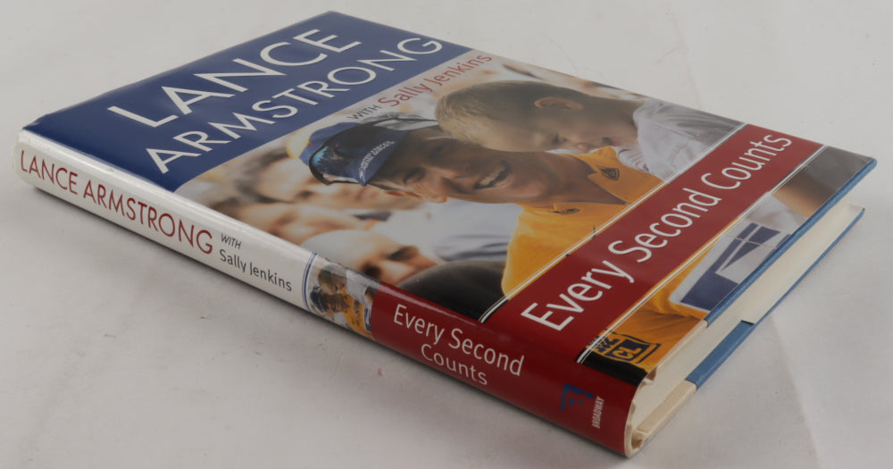 Lance Armstrong Signed (JSA COA) "Every Second Counts" Hardcover Book