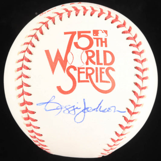 Reggie Jackson Signed 1978 World Series Logo Baseball (JSA COA)