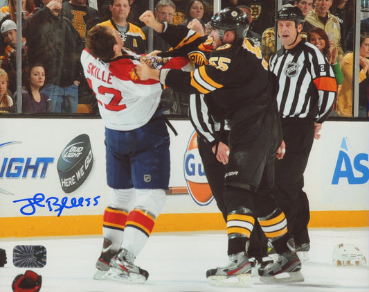 Johnny Boychuk Signed Bruins 8x10 Photo - Official Johnny Boychuk Hologram & COA