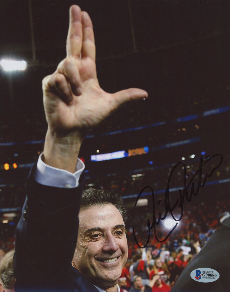Rick Pitino Signed 8x10 Photo (Beckett COA)