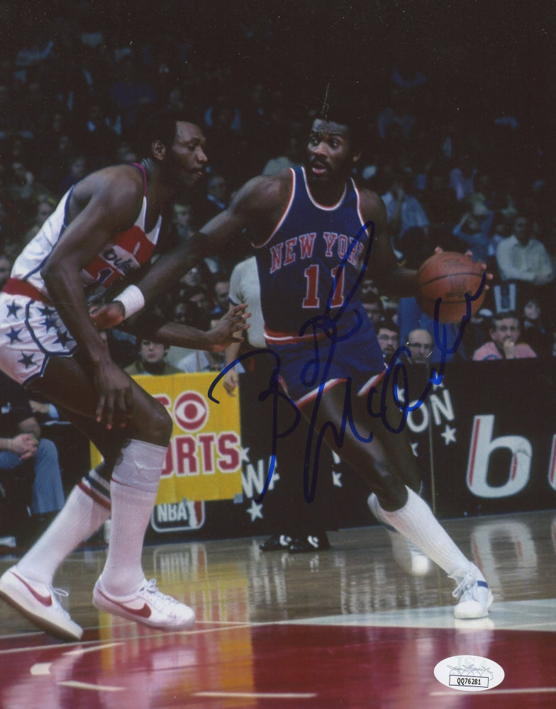 Bob McAdoo Signed Knicks 8x10 Photo (JSA COA)