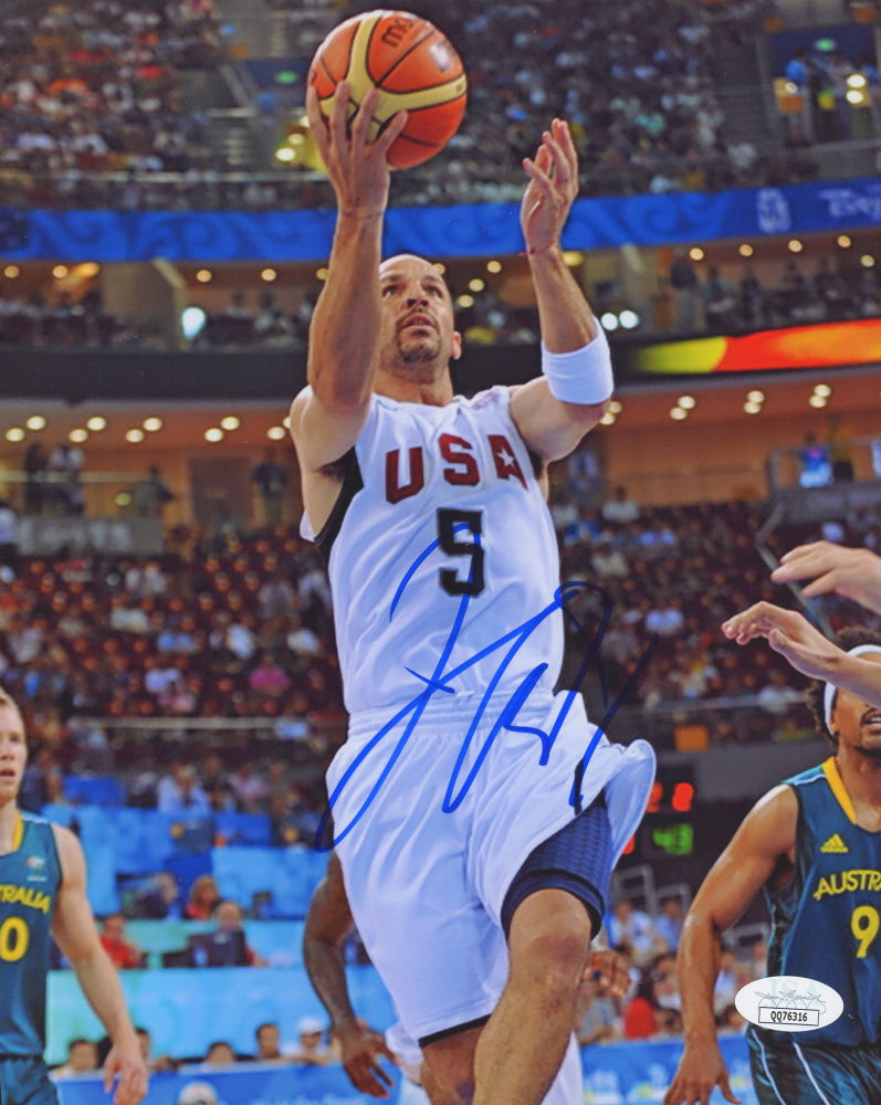 Jason Kidd Signed Team USA 8x10 Photo (JSA COA)