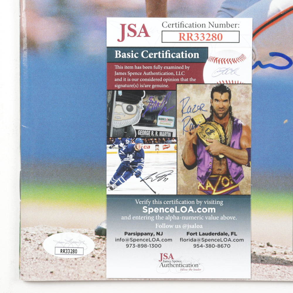 Mike Mussina Signed (JSA COA) 1992 Beckett Focus On Future Stars Monthly Magazine