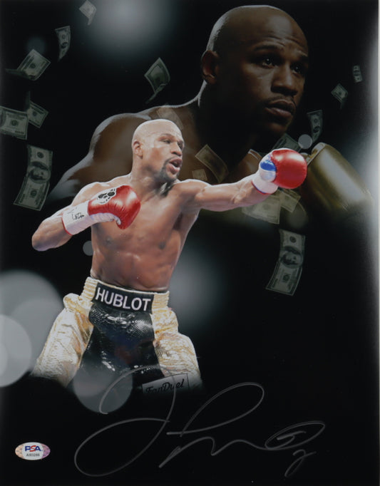 Floyd Mayweather Jr. Signed 11x14 Photo (PSA COA)