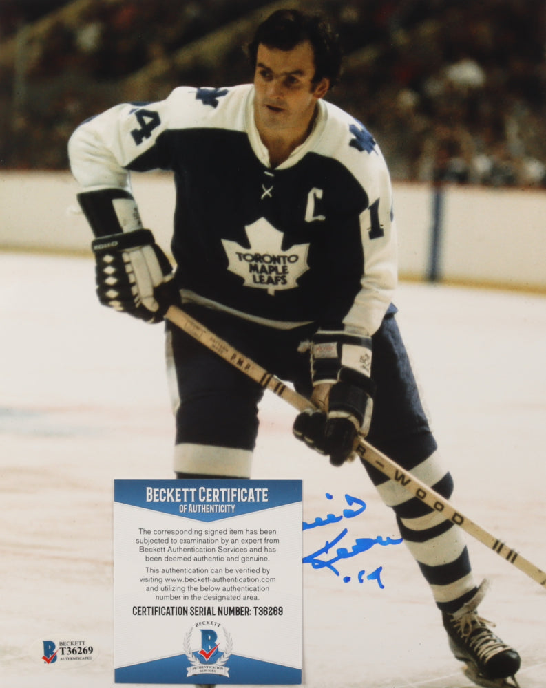 Dave Keon Signed Maple Leafs 8x10 Photo (Beckett COA)