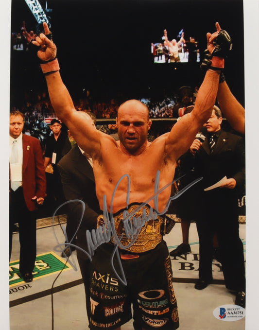 Randy Couture Signed UFC 8x10 Photo (Beckett COA)