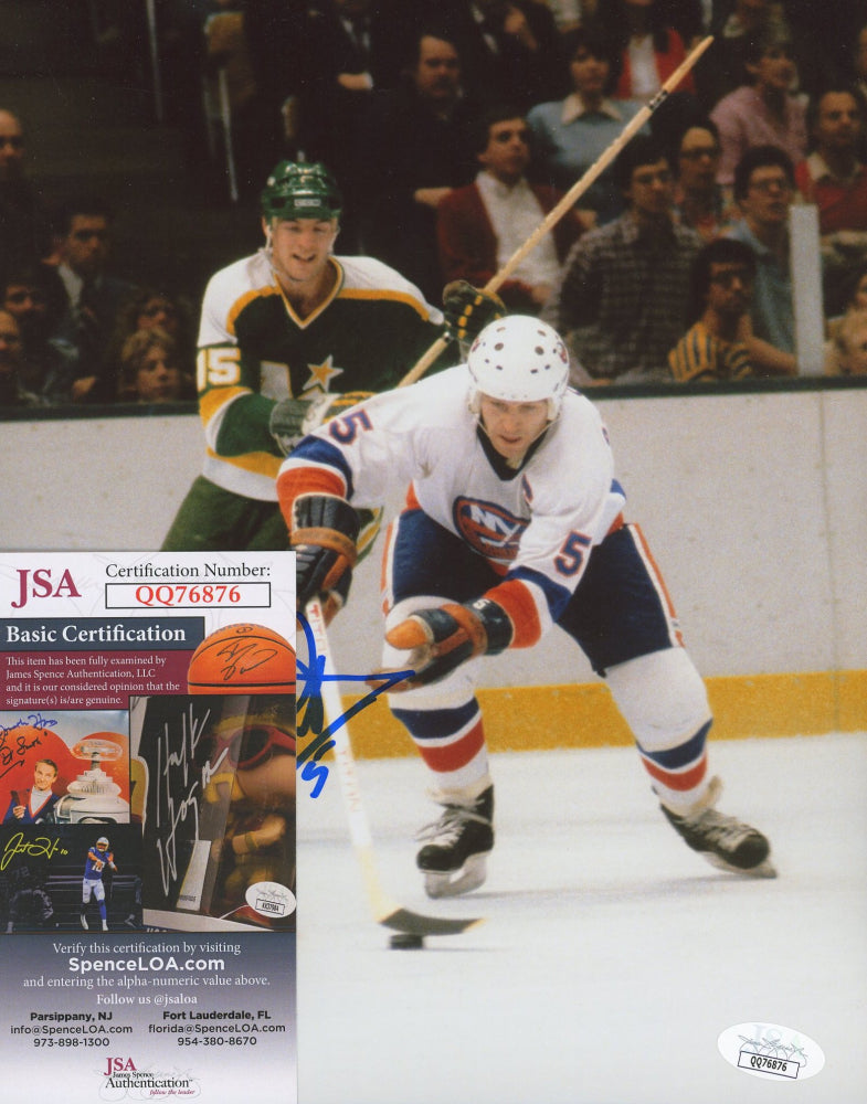 Denis Potvin Signed Islanders 8x10 Photo (JSA COA)