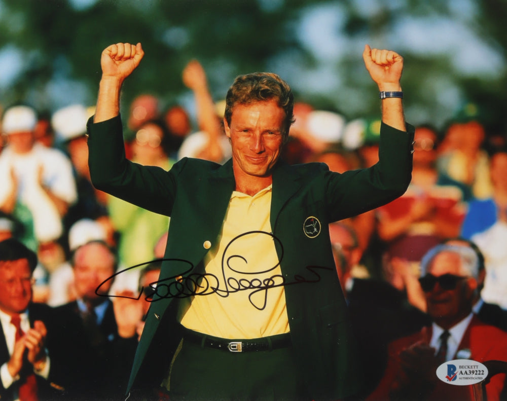 Bernhard Langer Signed 8x10 Photo (Beckett COA)