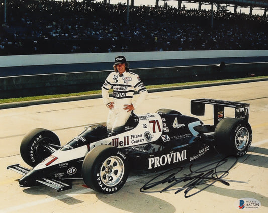 Arie Luyendyk Signed NASCAR 8x10 Photo (Beckett COA)