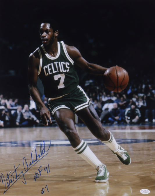 Nate Archibald Signed (JSA COA) Celtics 16x20 Photo Inscribed "HOF 91"