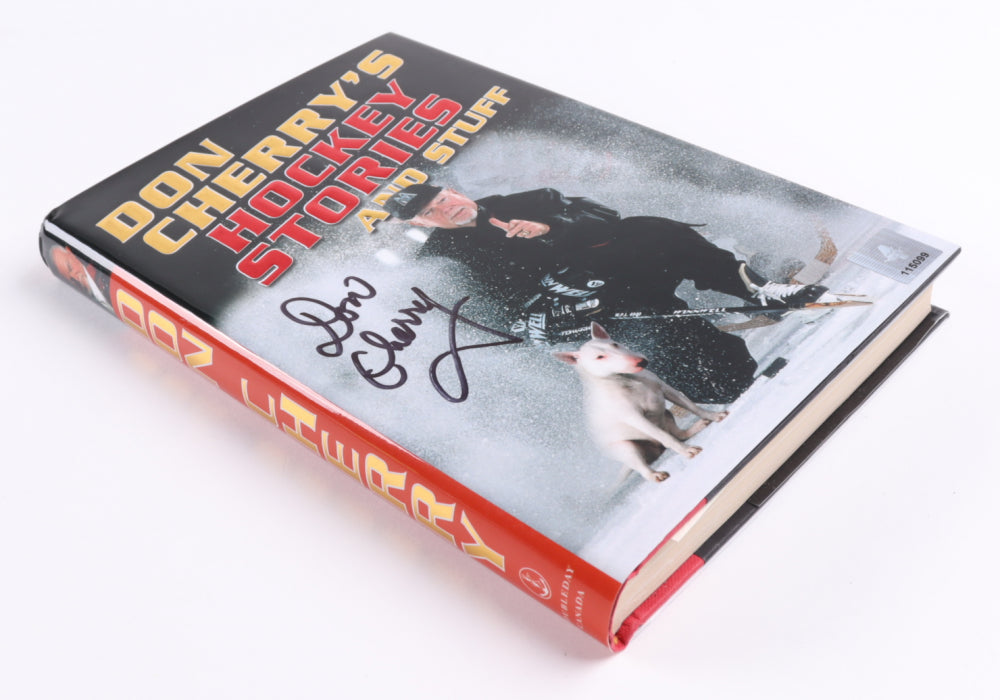Don Cherry Signed (Great North Road COA) "Don Cherry's Hockey Stories and Stuff" Hardcover Book