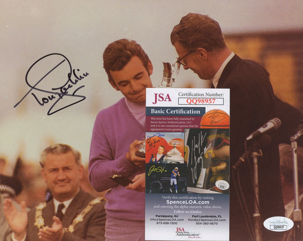 Tony Jacklin Signed 8x10 Photo (JSA COA)