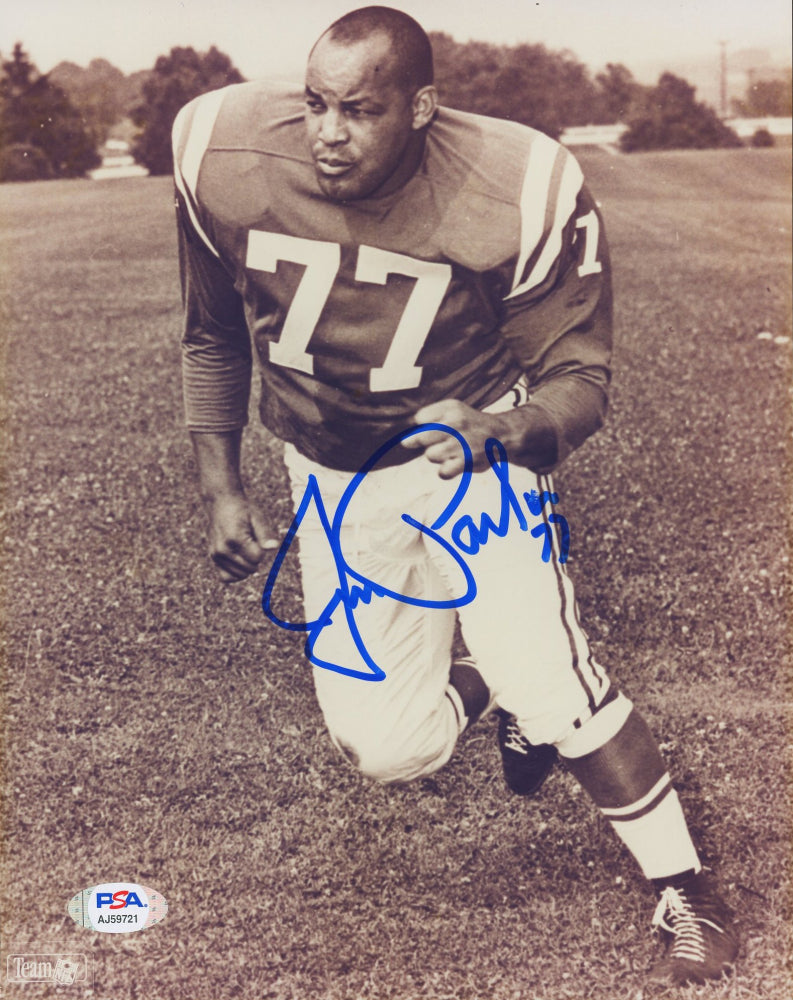 Jim Parker Signed Colts 8x10 Photo (PSA COA)