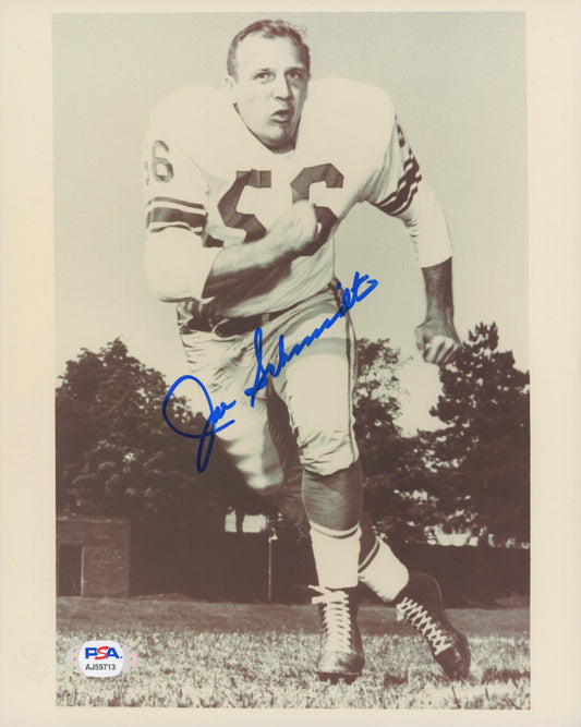 Joe Schmidt Signed Lions 8x10 Photo (PSA COA)
