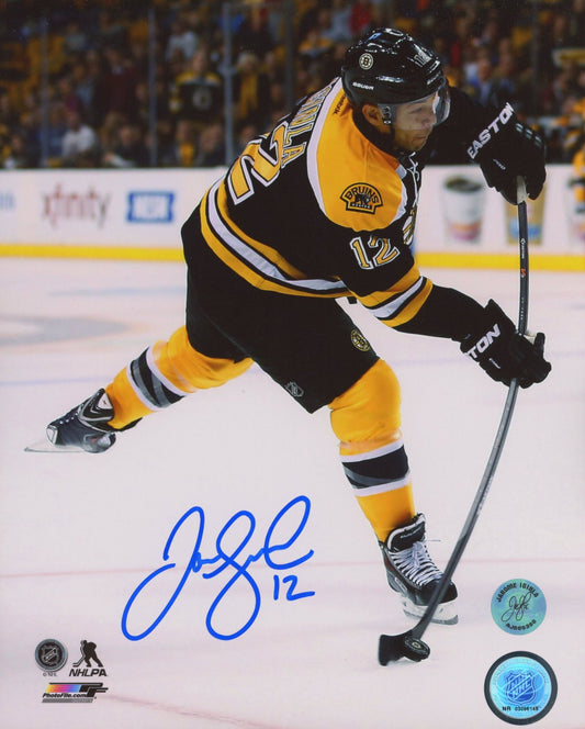 Jarome Iginla Signed Bruins 8x10 Photo (Iginla Hologram) Official Jarome Iginla Hologram