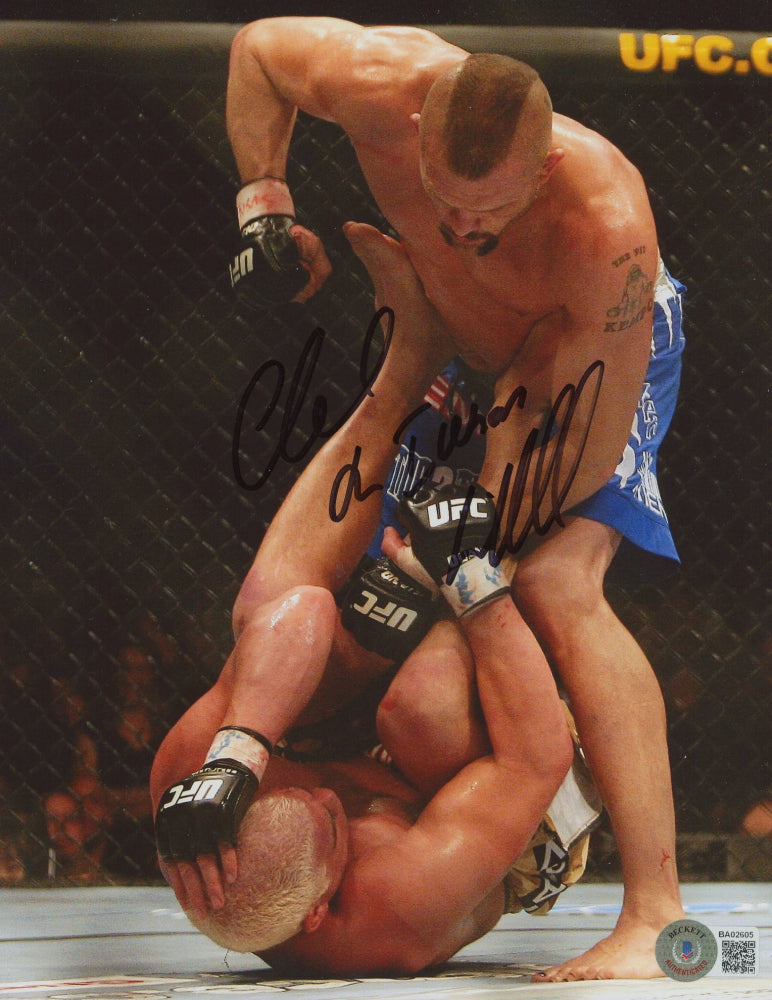 Chuck "Iceman" Liddell Signed UFC 8x10 Photo (Beckett COA)