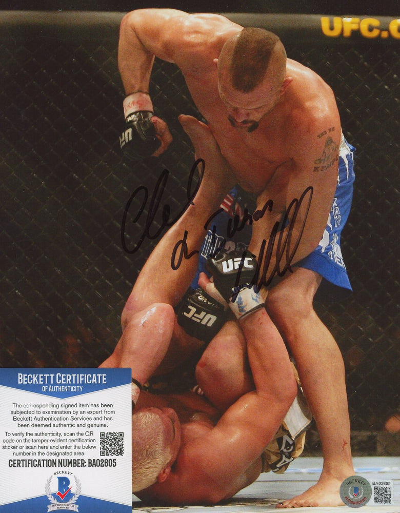 Chuck "Iceman" Liddell Signed UFC 8x10 Photo (Beckett COA)