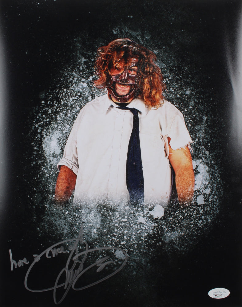 Mick Foley Signed WWE 11x14 Photo Inscribed "Have A Nice Day!" (JSA COA)