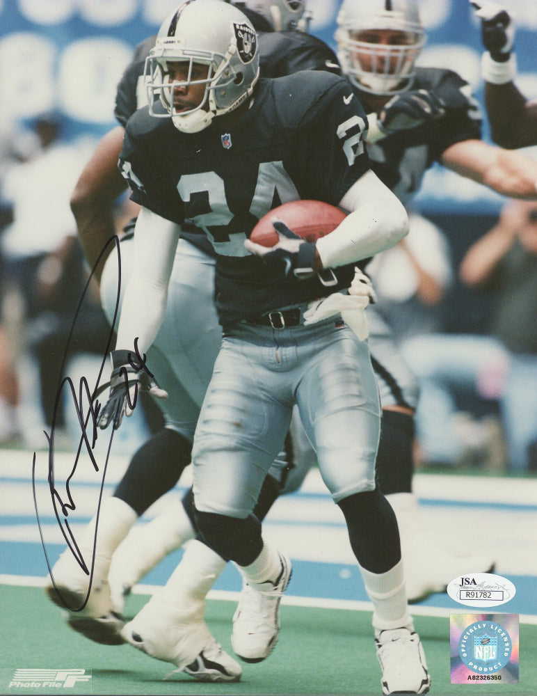 Charles Woodson Signed Raiders 8x10 Photo (JSA COA)