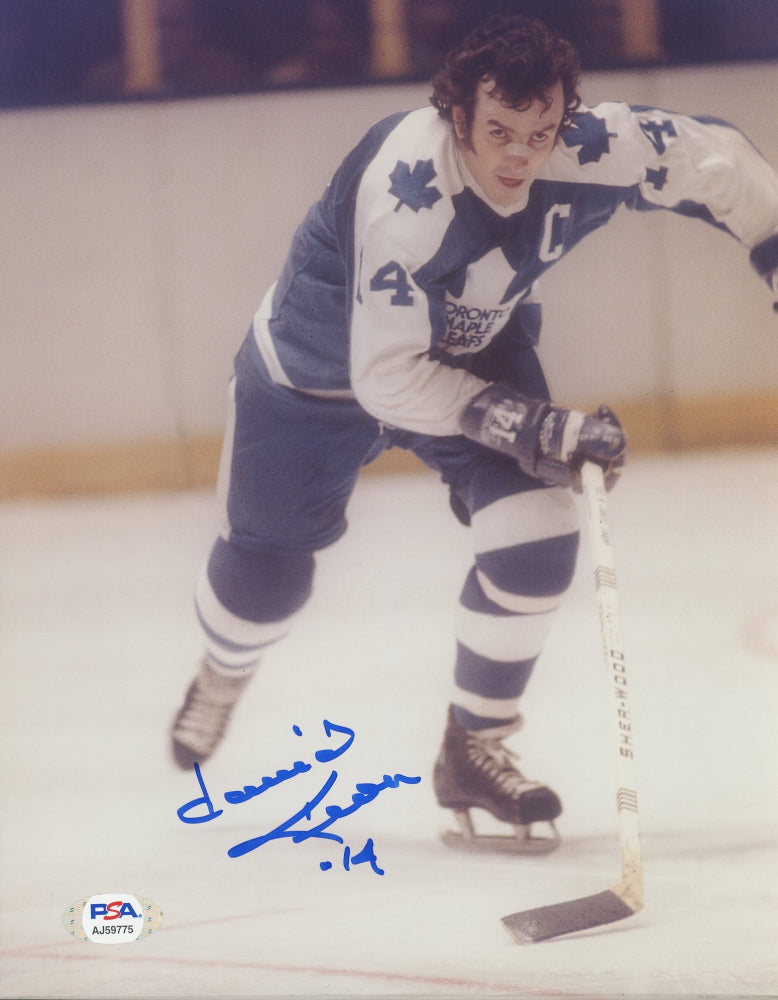 Dave Keon Signed Maple Leafs 8x10 Photo (PSA COA)