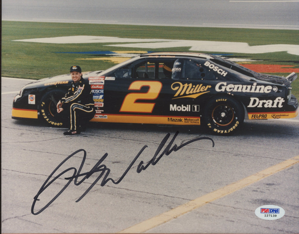 Rusty Wallace Signed NASCAR 8x10 Photo (PSA COA)