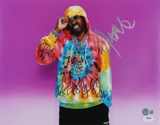 Quavo Signed 11x14 Photo (Beckett COA & PSA COA) - Quavious Marshall - Migos