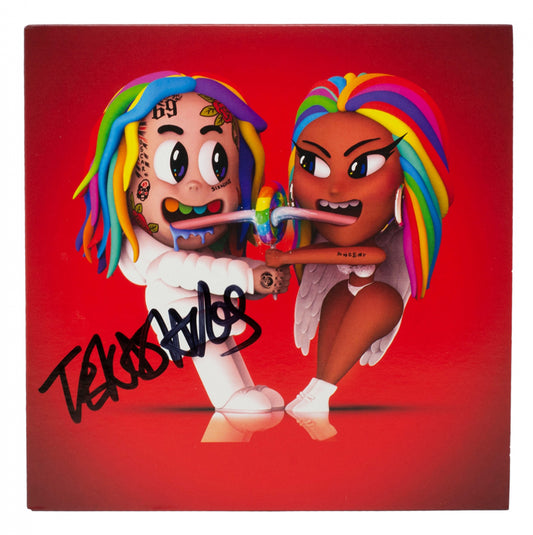 Tekashi 6ix9ine Signed "Trollz" Vinyl Record Album (Beckett)