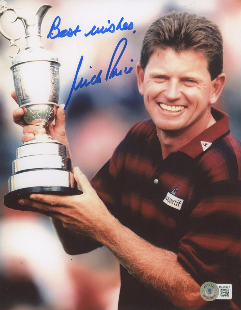 Nick Price Signed 8x10 Photo Inscribed "Best Wishes" (Beckett COA)