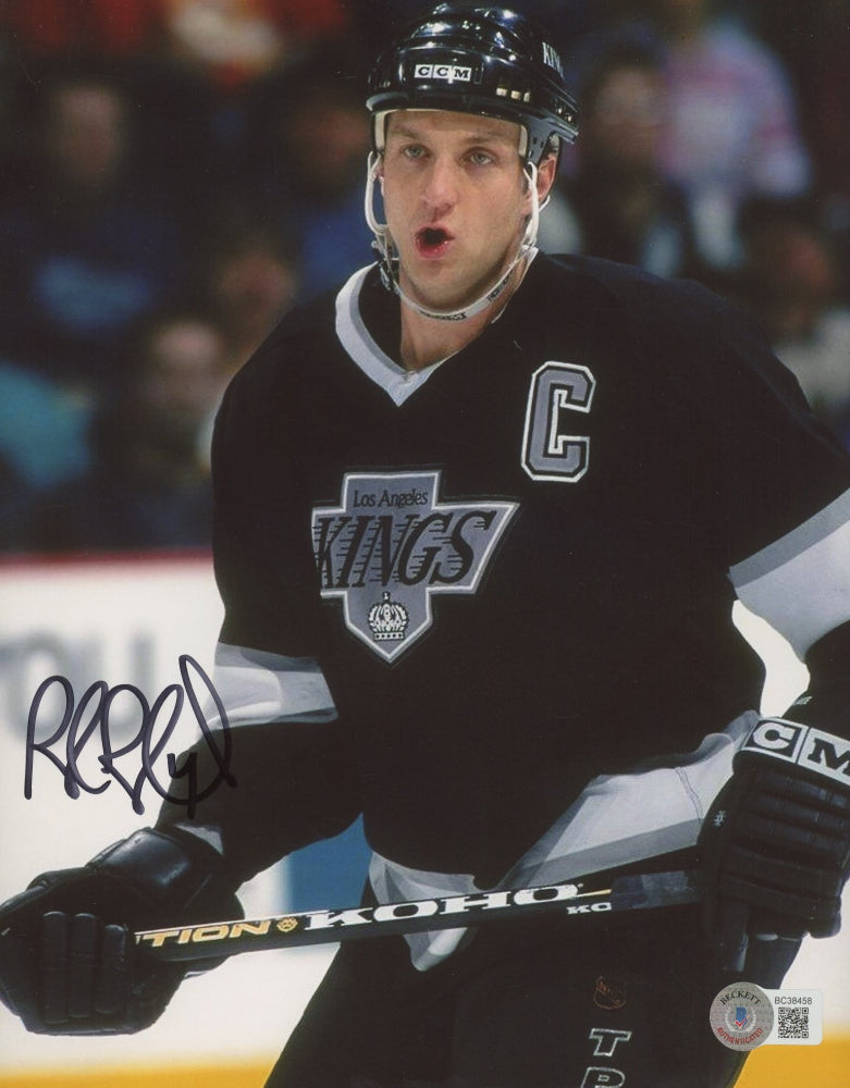 Rob Blake Signed Kings 8x10 Photo (Beckett COA)