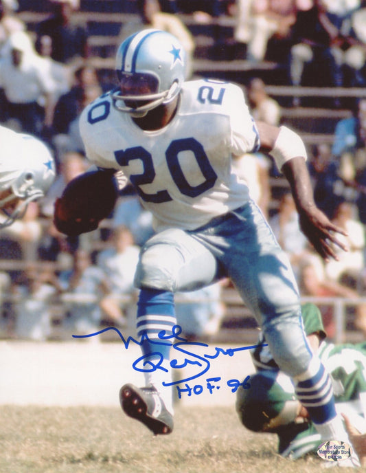 Mel Renfro Signed Cowboys 8x10 Photo Inscribed "HOF 96" (YSMS COA)