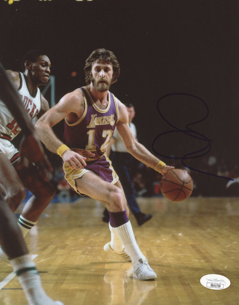 Pat Riley Signed Lakers 8x10 Photo (JSA COA)