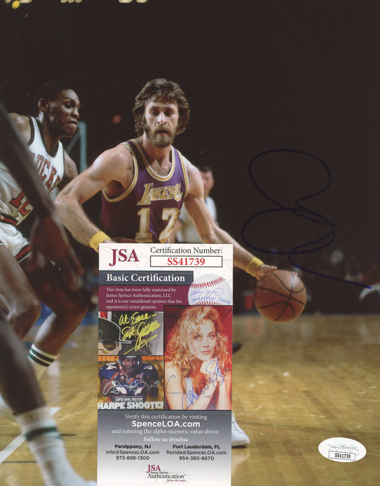 Pat Riley Signed Lakers 8x10 Photo (JSA COA)