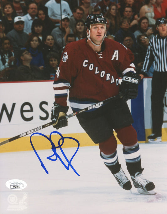 Rob Blake Signed Avalanche 8x10 Photo (JSA COA)