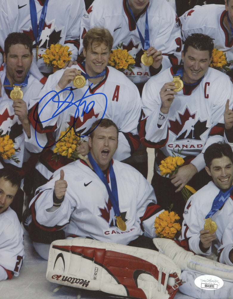 Chris Pronger Signed Team Canada 8x10 Photo (JSA COA)