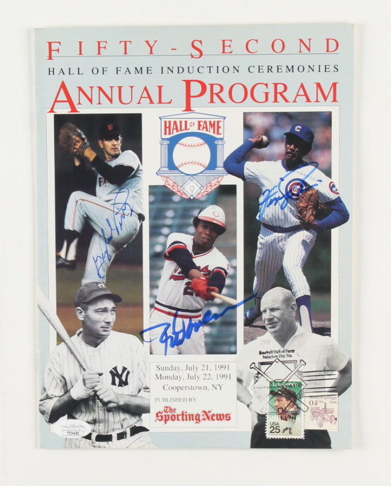 Gaylord Perry, Rod Carew & Fergie Jenkins Signed (JSA COA) "The Sporting News" Magazine Cover Page