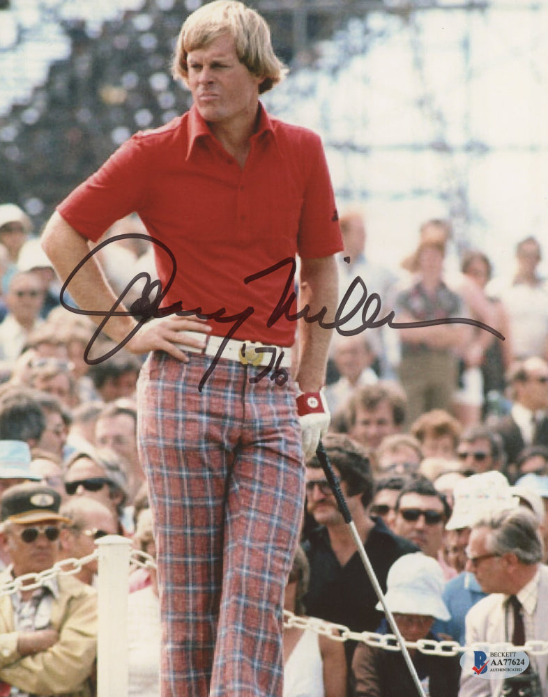 Johnny Miller Signed 8x10 Photo (Beckett COA)