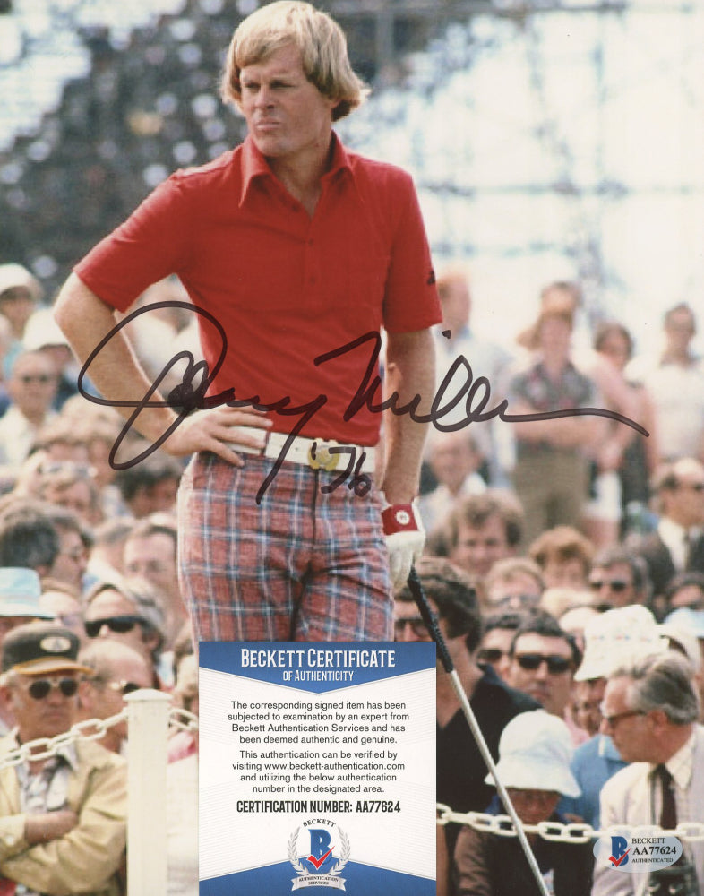 Johnny Miller Signed 8x10 Photo (Beckett COA)