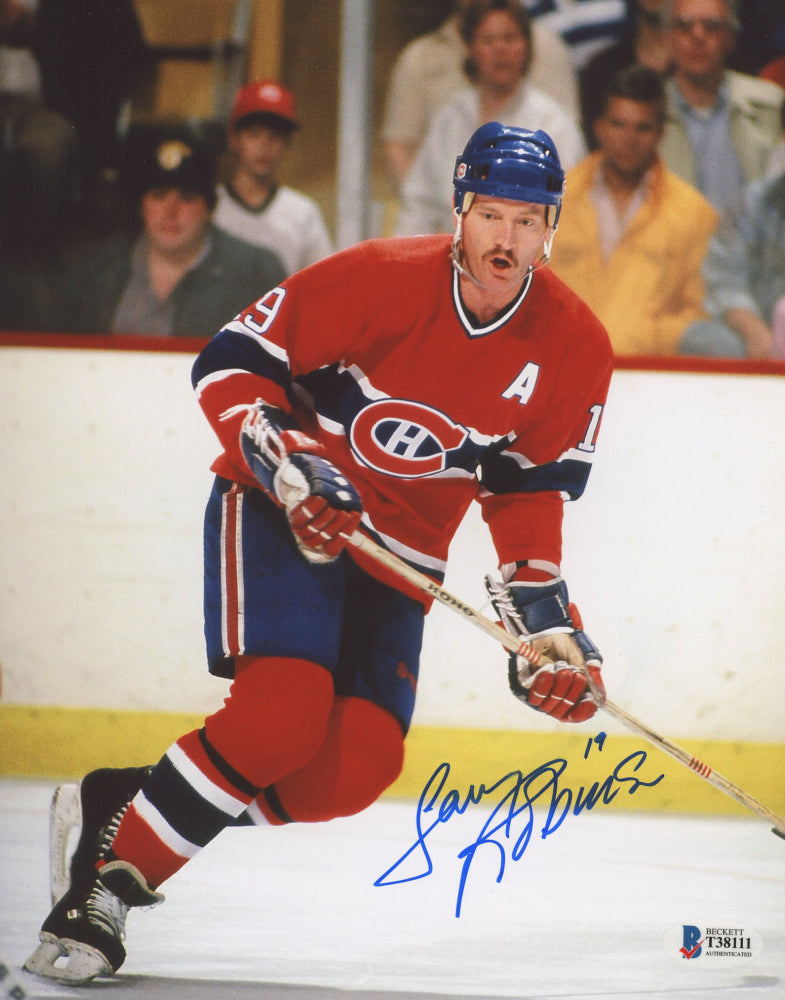Larry Robinson Signed Canadians 8x10 Photo (Beckett COA)