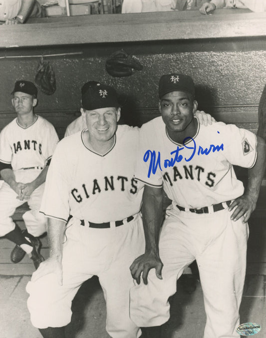 Monte Irvin Signed Giants 8x10 Photo (Schulte Hologram)