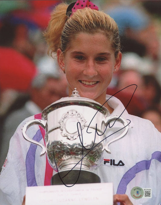 Monica Seles Signed 8x10 Photo (Beckett COA)