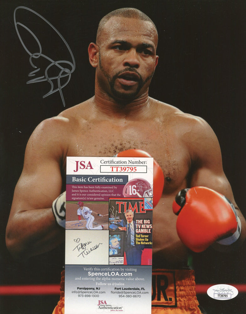 Roy Jones Jr. Signed 8x10 Photo (JSA COA)