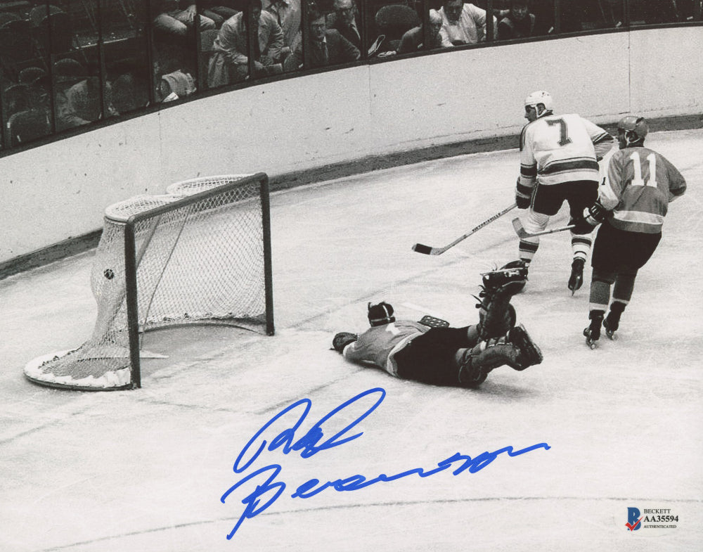 Red Berenson Signed Canadiens 8x10 Photo (Beckett COA)