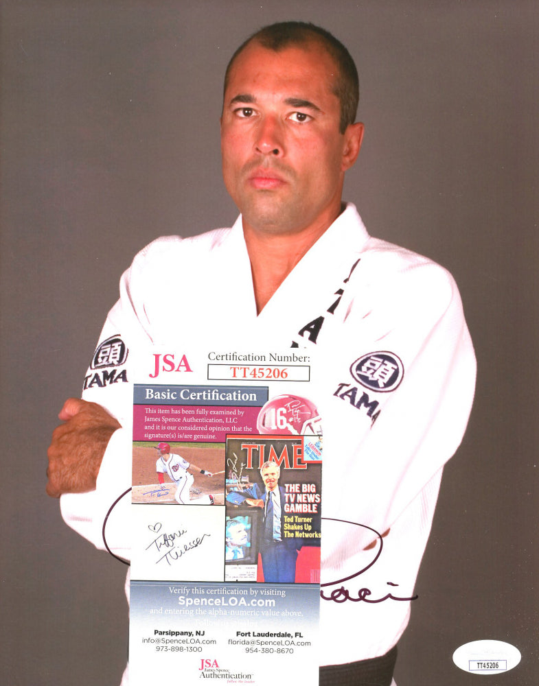 Royce Gracie Signed 8x10 Photo (JSA COA)