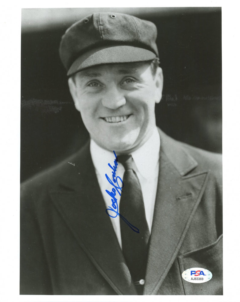 Jocko Conlan Signed 8x10 Photo (PSA COA) National League Umpire