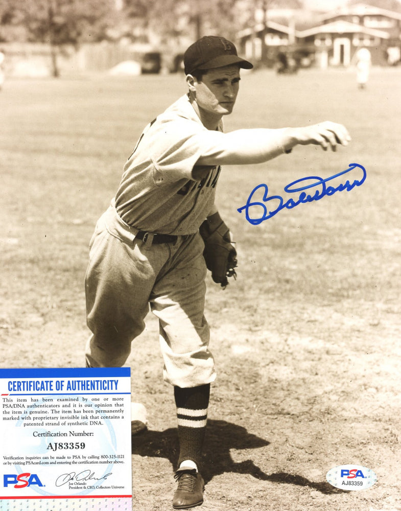 Bobby Doerr Signed Red Sox 8x10 Photo (PSA)