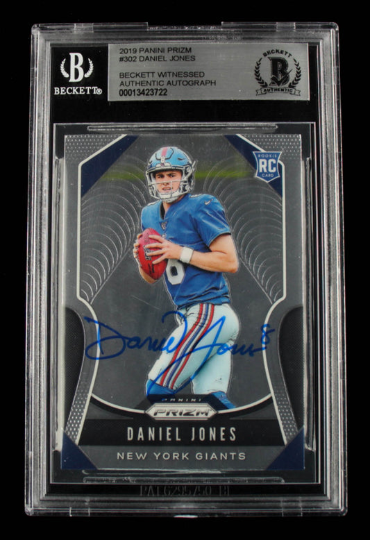 Daniel Jones Signed 2019 Panini Prizm #302  (BGS) - Rookie Card