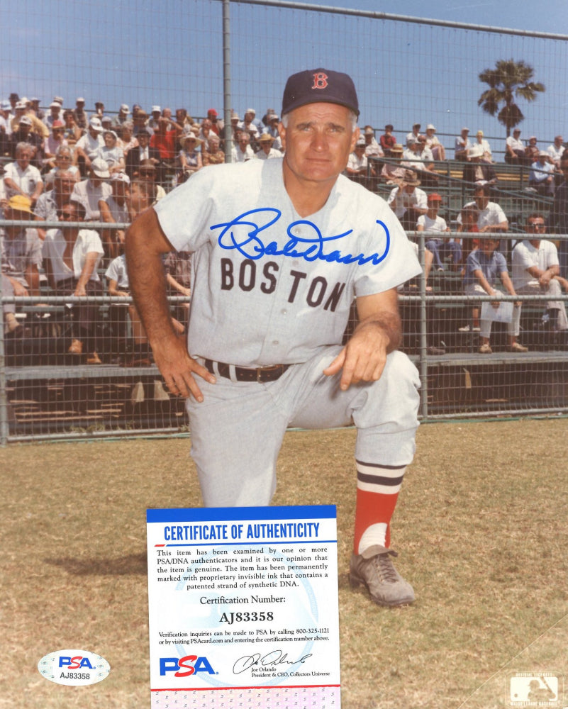 Bobby Doerr Signed Red Sox 8x10 Photo (PSA)