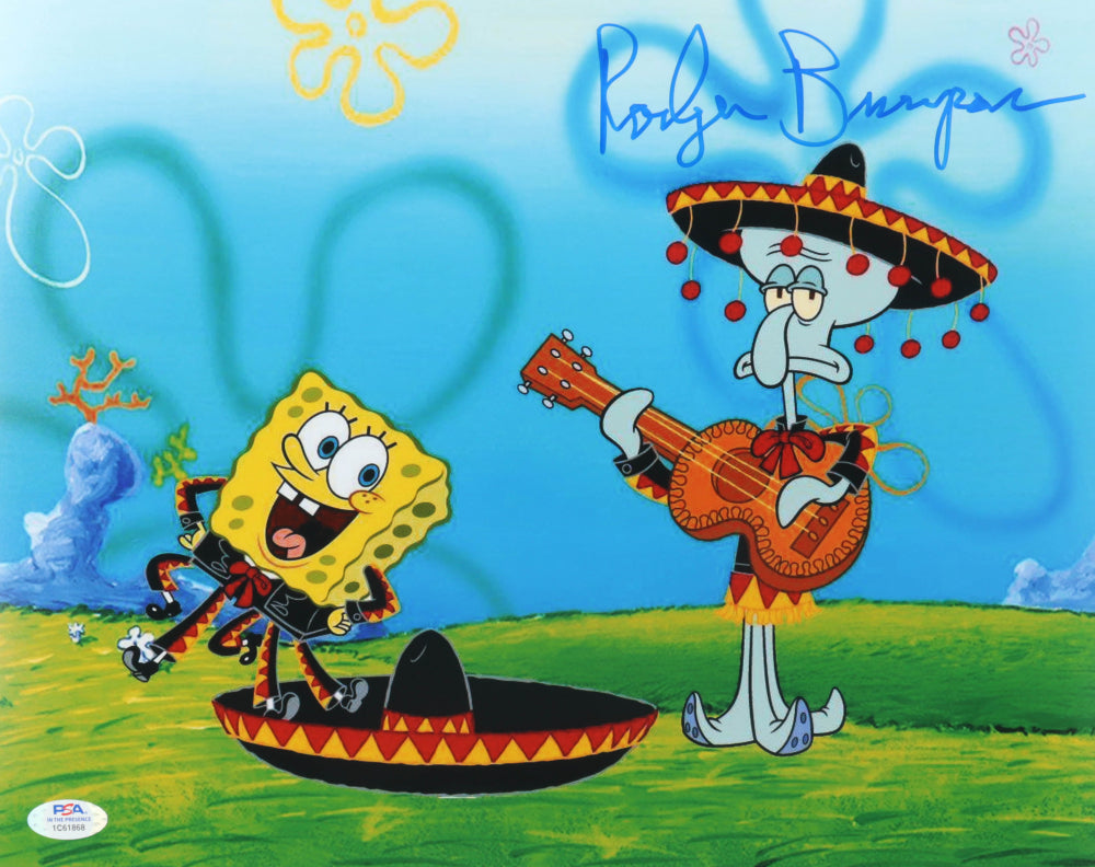 Rodger Bumpass Signed "SpongeBob SquarePants" 11x14 Photo (PSA Hologram)